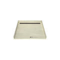 Redi Trench® 45 In x 48 In Barrier Free Tileable Shower Pan Base with Back Drain and Linear Trench