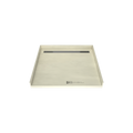 Redi Trench® 45 In x 48 In Barrier Free Tileable Shower Pan Base with Back Drain and Linear Trench