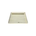 Redi Trench® 46 In x 48 In Barrier Free Tileable Shower Pan Base with Back Drain and Linear Trench
