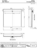 Redi Trench® 47 In x 48 In Barrier Free Tileable Shower Pan Base with Back Drain and Linear Trench