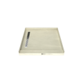 Redi Trench® 48 In x 48 In Single Curb Tileable Shower Pan Base with Left Drain and Linear Trench