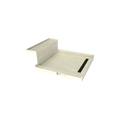 Base'N Bench® 48 In x 60 In Single Curb Tileable Shower Pan Base with Right Drain, Linear Trench, and Bench
