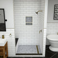 Base'N Bench® 48 In x 60 In Single Curb Tileable Shower Pan Base with Right Drain, Linear Trench, and Bench