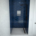Redi Trench® 48 In x 48 In Single Curb Tileable Shower Pan Base with Right Drain and Linear Trench