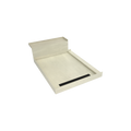 Base'N Bench® 48 In x 72 In Single Curb Tileable Shower Pan Base with Left Drain, Linear Trench, and Bench