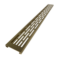 Redi Trench® 48 In x 60 In Left Double Threshold Corner Tileable Shower Pan Base with Right Drain and Linear Trench