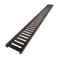 Redi Trench® 48 In x 72 In Single Curb Tileable Shower Pan Base with Left Drain and Linear Trench