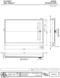 Redi Trench® 48 In x 72 In Single Curb Tileable Shower Pan Base with Right Drain and Linear Trench