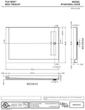 Redi Trench® 48 In x 72 In Double Threshold Corner Tileable Shower Pan Base with Right Drain and Linear Trench