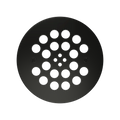 Redi Drain¬Æ Matte Black Round Drain Plate, 4¬º‚Ä≥ diameter