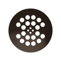 Redi Drain® Oil Rubbed Bronze Round Drain Plate, 4¼″ diameter
