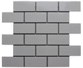 Mosaic Studio Glossy 12 In x 12 In Mosaic Brick Ceramic Wall Tile