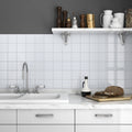 Tone Collection Glossy 3.75 In x 6 In Solid Color Ceramic Left Cove Corner Wall Tile