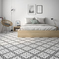 Savona Matte 8 In x 8 In Patterned Deco Ceramic Field Floor Tile