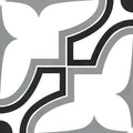 Savona Matte 8 In x 8 In Patterned Deco Ceramic Field Floor Tile
