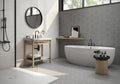 Savona Matte 8 In x 9 In Patterned Deco Ceramic Field Floor Tile