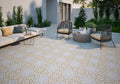 Savona Matte 8 In x 8 In Patterned Deco Ceramic Field Floor Tile
