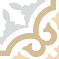 Savona Matte 8 In x 8 In Patterned Deco Ceramic Field Floor Tile