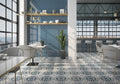 Savona Matte 8 In x 8 In Patterned Deco Ceramic Field Floor Tile