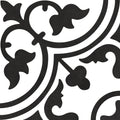 Savona Matte 8 In x 8 In Patterned Deco Ceramic Field Floor Tile