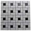 Mosaic Studio Matte 12 In x 12 In Mosaic Dots Porcelain Floor Tile