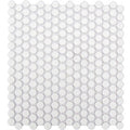 Mosaic Studio Matte 12 In x 12 In Mosaic Penny Round Porcelain Floor Tile