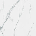 Statuario Luxe Polished 24 In x 24 In Marble Porcelain Field Floor Tile