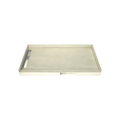 WonderFall Trench® 32 In x 60 In Single Curb Tileable Shower Pan Base with Left Drain and Linear Trench