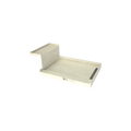 Base'N Bench® 36 In x 60 In Single Curb Tileable Shower Pan Base with Right Drain, Linear WonderFall Tileable Grate, and Bench