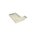 Base'N Bench® 36 In x 72 In Single Curb Tileable Shower Pan Base with Right Drain, Linear WonderFall Tileable Grate, and Bench