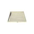 Base'N Bench® 48 In x 60 In Single Curb Tileable Shower Pan Base with Left Drain, Linear WonderFall Tileable Grate, and Bench