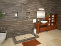 Redi Base® Triple Curb Shower Pan With Center Drain, 42″D x 66″W