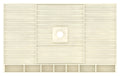 Redi Base® 36 In x 60 In Single Curb Shower Pan with Center Drain and Round Brushed Nickel Drain Grate