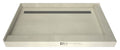 Redi Trench® Double Curb Shower Pan With Back Trench Drain & Tileable Drain Top, 48″D x 72″W