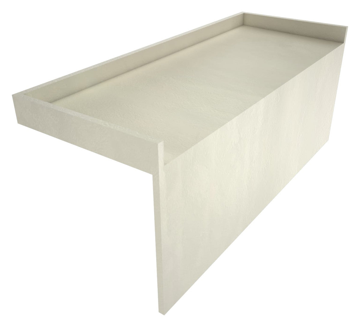 14 x 3 x 48 Ready-to-Tile Floating Bench Shower Seat